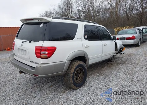 2004 Toyota Sequoia Sr5 V8 z USA, uszkodzony, nr VIN 5TDBT44A74S231944